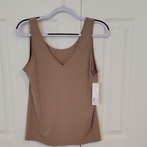 NWT's Soft Surroundings V-Neck Tan Tank Top
